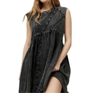 Urban Outfitters Vintage Oversized Fringe Flare Dress Size Medium